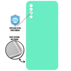 Capa para Samsung Galaxy A30s/A50 e A50s - Case Silicone Cover Protector Verde Claro